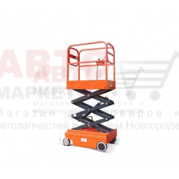 Подъемник ножничный передвижной самоходный 240 кг 4 м TOR GTJZ, 1009022