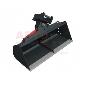 Ковш планировочный поворотный на экскаватор-погрузчик 1500 мм, объем 0,3 м3, с гидроповоротом