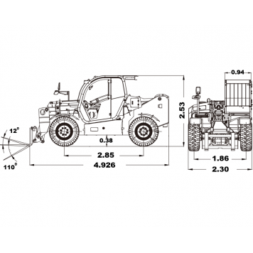 Телескопический погрузчик 3 тонны 7 метров HELI 30THCJ07-CU1-1