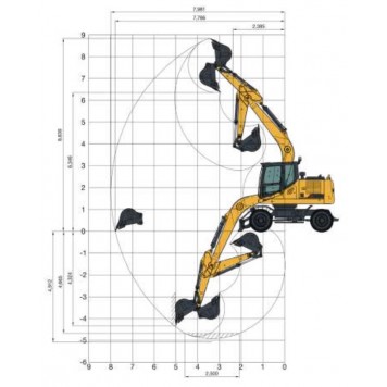 Колесный экскаватор LiuGong CLG W915E-2
