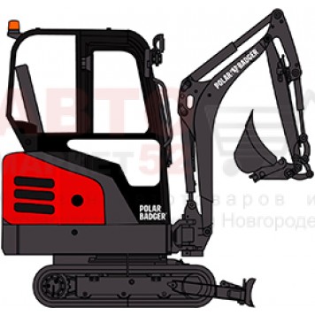 Мини-экскаватор POLAR BADGER SQ18A