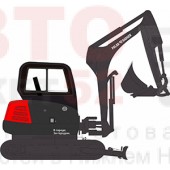 Мини-экскаватор POLAR BADGER SQ28 Мини-экскаватор POLAR BADGER SQ28