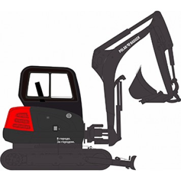 Мини-экскаватор POLAR BADGER SQ28