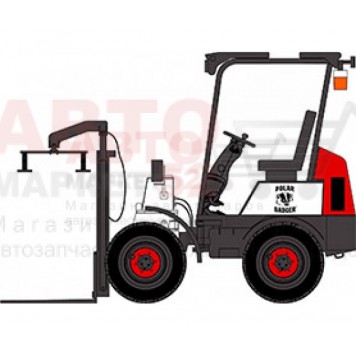 Шарнирно-сочлененный вилочный погрузчик POLAR BADGER WL35B