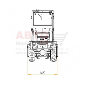 Шарнирно-сочлененный мини-погрузчик POLAR BADGER WL50A-3