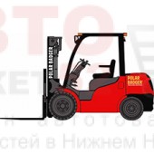Вилочный погрузчик дизельный 2.5 тонны POLAR BADGER CPCD25