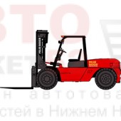 Вилочный погрузчик дизельный 10 тонн POLAR BADGER CPCD100