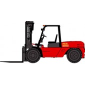 Вилочный погрузчик дизельный 10 тонн POLAR BADGER CPCD100 Вилочный погрузчик дизельный 10 тонн POLAR BADGER CPCD100