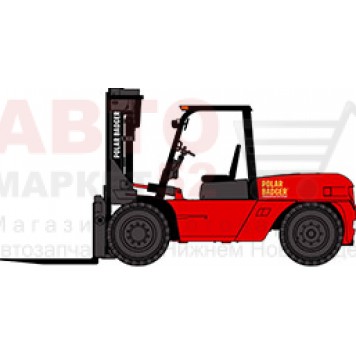 Вилочный погрузчик дизельный 10 тонн POLAR BADGER CPCD100
