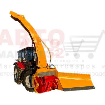 Снегоочиститель фрезерно-роторный ДЭМ 124 на трактор МТЗ