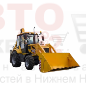 Экскаватор-погрузчик ЧЛМЗ 335.1, мосты и КПП Carraro, разновеликие колеса