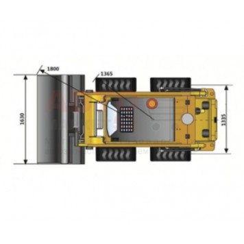 Мини-погрузчик LiuGong CLG 365B с бортовым поворотом-4