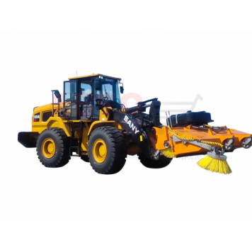 Коммунальная фронтальная щетка ЩК1850 для трактора МТЗ, погрузчика на переднюю навеску-1