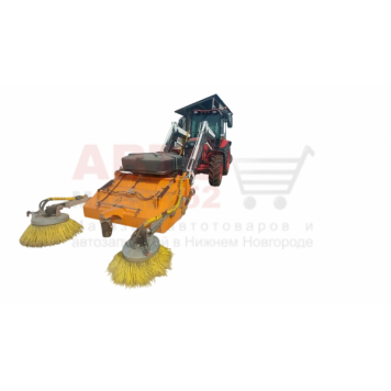 Коммунальная фронтальная щетка ЩК1850 для трактора МТЗ, погрузчика на переднюю навеску-3