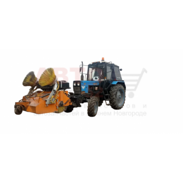 Коммунальная фронтальная щетка ЩК1850 для трактора МТЗ, погрузчика на переднюю навеску-5