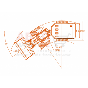 Фронтальный погрузчик Everun ER06 малогабаритный-5