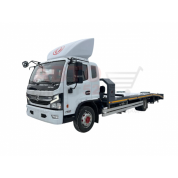 Эвакуатор с ломаной платформой на базе DongFeng C120L со спальником