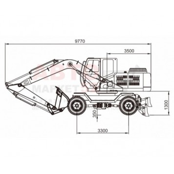 Колесный экскаватор Lonking CDM6225W-3