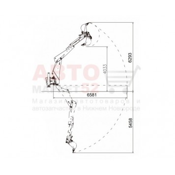 Экскаватор-погрузчик Lonking CDM83C, разновеликие колеса, мосты и КПП Carraro-4