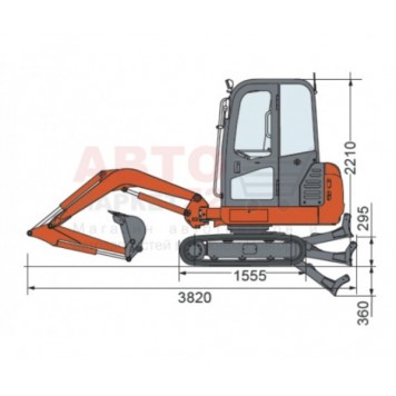 Мини-экскаватор гусеничный Lonking CDM6020-1
