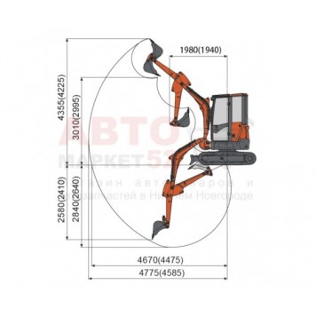 Мини-экскаватор гусеничный Lonking CDM6025-3