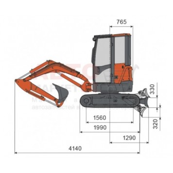 Мини-экскаватор гусеничный Lonking CDM6025-1