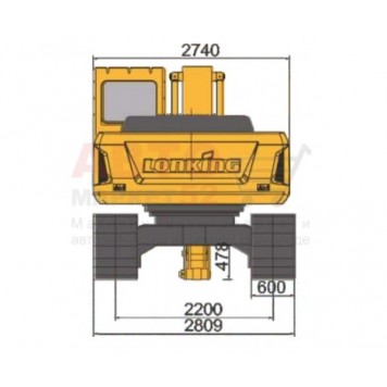 Гусеничный экскаватор Lonking CDM6205-2