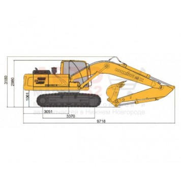 Гусеничный экскаватор Lonking CDM6205-1