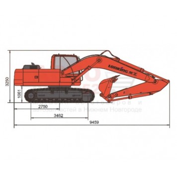Гусеничный экскаватор Lonking CDM6225-1
