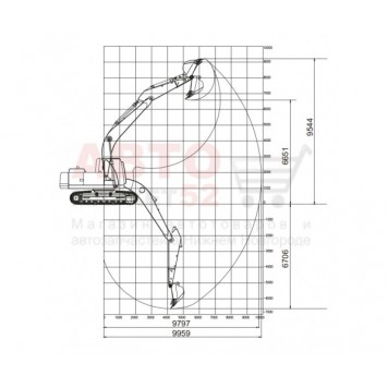 Гусеничный экскаватор Lonking CDM6225F-3