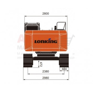 Гусеничный экскаватор Lonking CDM6225F-2
