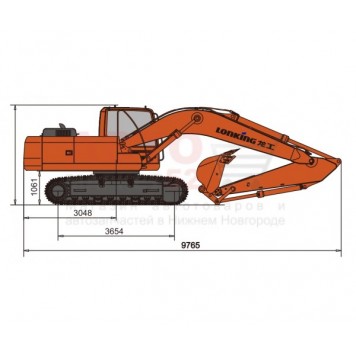 Гусеничный экскаватор Lonking CDM6225N-1