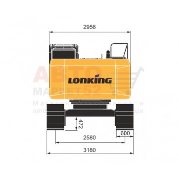 Гусеничный экскаватор Lonking CDM6245-2