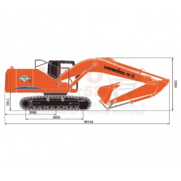 Гусеничный экскаватор Lonking CDM6266-1