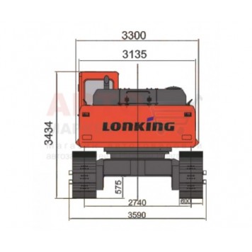 Гусеничный экскаватор Lonking CDM6550-2