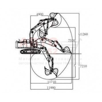 Гусеничный экскаватор Lonking CDM6700F-3