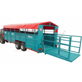 Полуприцеп тракторный ТПС-6-01 для перевозки скота (КРС), двухосный
