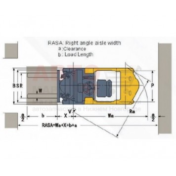 Вилочный погрузчик бензиновый 3,5 тонны CHL CPQD35-2