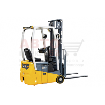 Вилочный погрузчик электрический 1 тонна CHL CPD10SQ трехопорный-1