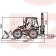 Экскаватор-погрузчик Lonking CDM84C, равновеликие колеса, мосты и КПП Carraro