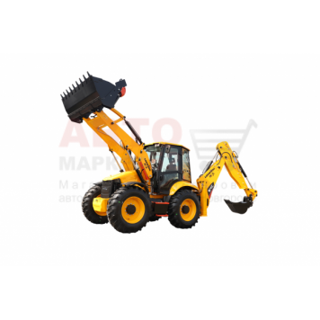 Экскаватор-погрузчик Lonking CDM84C, равновеликие колеса, мосты и КПП Carraro-1