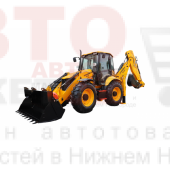 Экскаватор-погрузчик Lonking CDM84C, равновеликие колеса, мосты и КПП Carraro