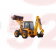 Экскаватор-погрузчик Lonking CDM84C, равновеликие колеса, мосты и КПП Carraro