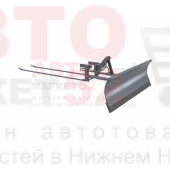 Отвал МКО-4ТУМ Сальсксельмаш коммунальный c комплектом для совместной навески (механический поворот) для МТЗ