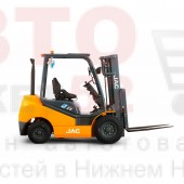 Вилочный погрузчик бензиновый 2.5 тонны JAC CPQD 25, двигатель Китай Вилочный погрузчик бензиновый 2.5 тонны JAC CPQD 25, двигатель Китай