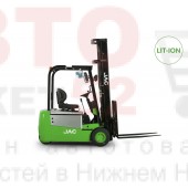 Трехопорный электропогрузчик 2 тонны JAC CPD 20 SA3 Li-Ion