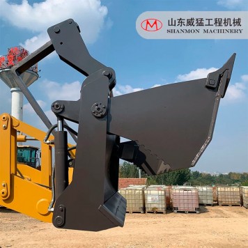 Экскаватор-погрузчик SHANMON 388H, усиленные мосты-10