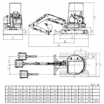 Мини-экскаватор KATO HD33V5-7