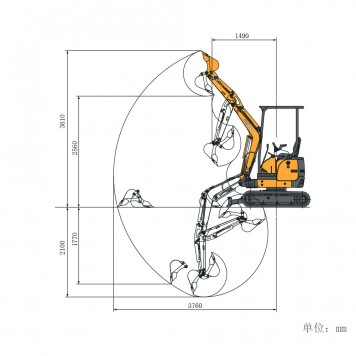 Мини-экскаватор KATO HD18VX-4