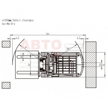 Трехопорный электрический вилочный погрузчик 2 тонны UN Forklift FBT20-AZ1-4